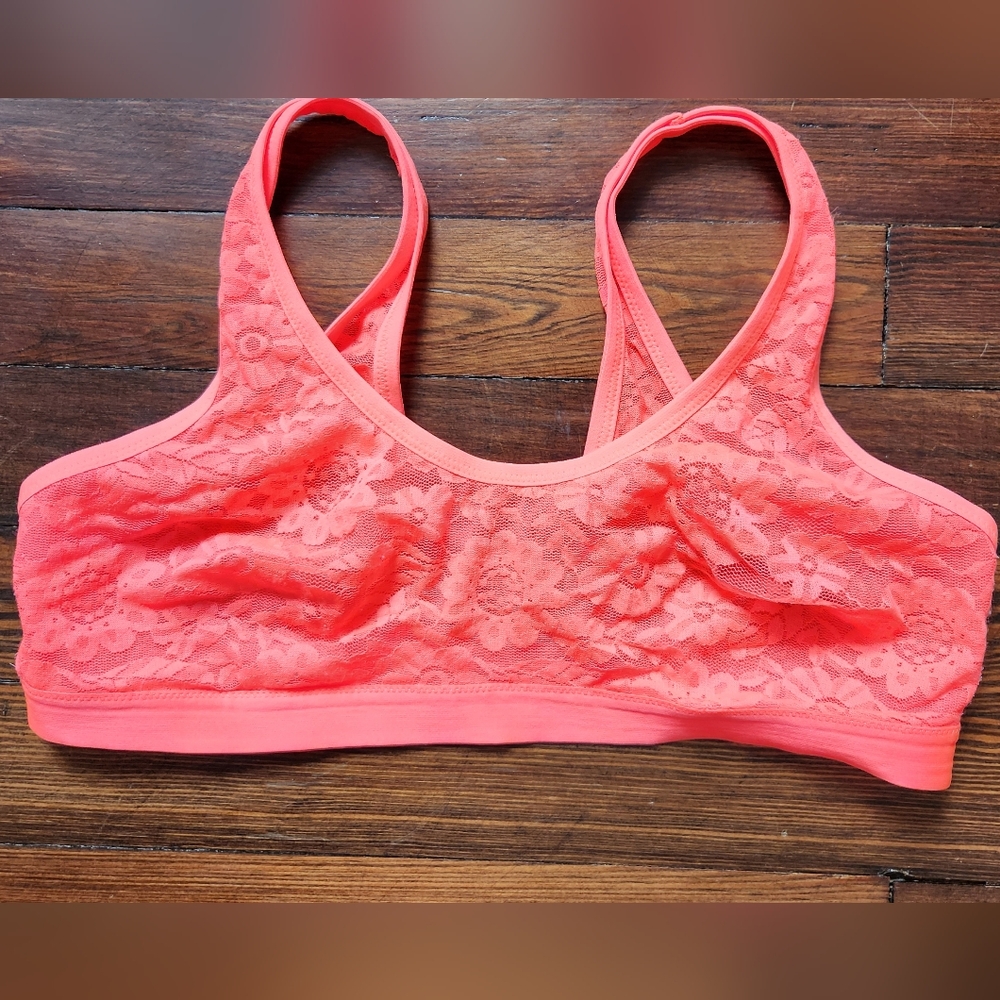 Aerie Neon Pink Lace Bralette!🎀